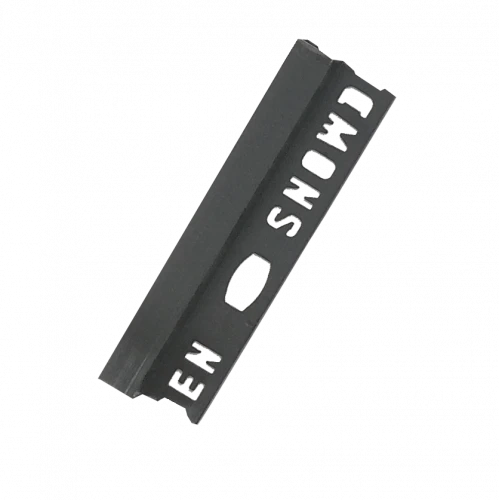 كورنر بيت 12 ملم اسود مفرش ستانلس ستيل مربع الشكل